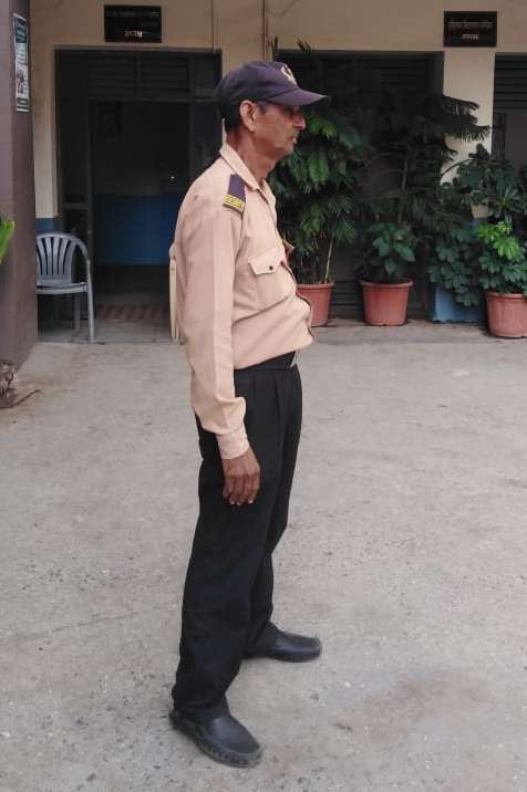 Uniformed security staff