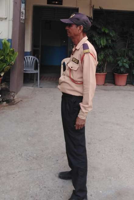 Uniformed security staff